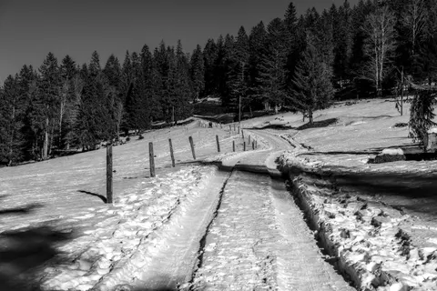 Winter Snow 4K Wallpaper · nature · 3840×2558