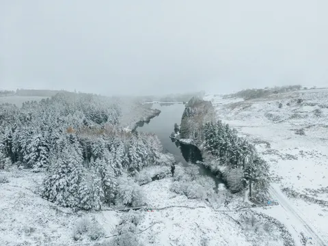 Winterschnee 4K Hintergrundbild · nature · 3840×2880