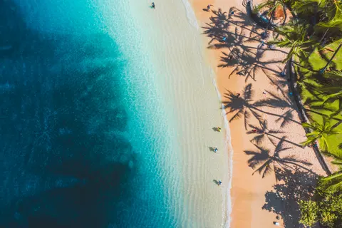 Fondo de pantalla Playa Tropical 4K · ocean · 3840×2558