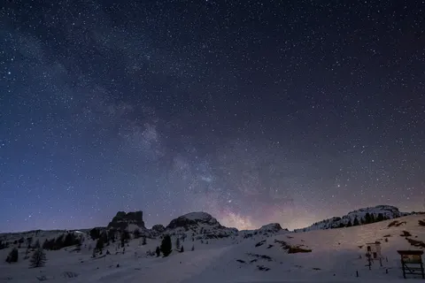 Milky Way Galaxy 4K Wallpaper · space · 3840×2560