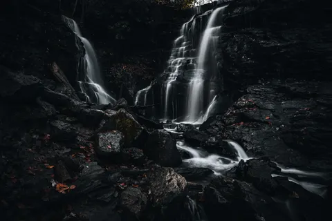 Sfondo Cascata di Seta 4K · waterfall · 3840×2560