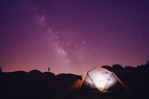 Galaxy Night Sky 4K Wallpaper · space · 3840×2560