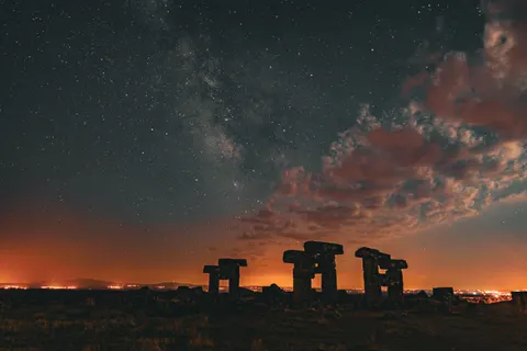Galaxy Night Sky 4K Wallpaper · space · 3840×2560