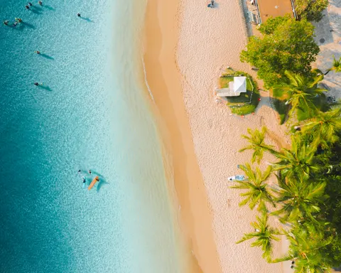 南国のビーチ 4K壁紙 · ocean · 3840×3072