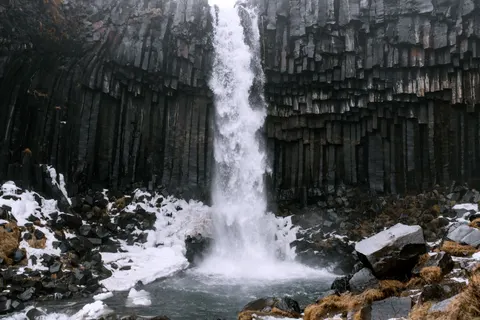 Hình nền Thác Nước Iceland 4K · waterfall · 3840×2560