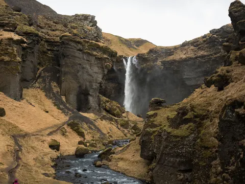 Hình nền Thác Nước Iceland 4K · waterfall · 3840×2880