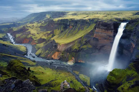 Hình nền Thác Nước Iceland 4K · waterfall · 3840×2560