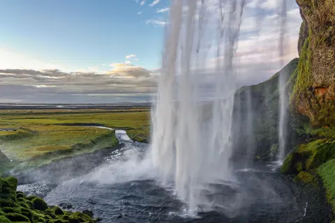 Iceland Falls 4K Wallpaper · waterfall · 3840×2561