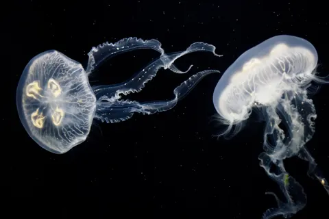 發光水母 4K桌布 · underwater · 3840×2560