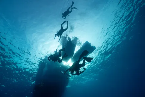 Обои Дайвер 4K · underwater · 3840×2560
