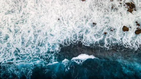 Papel de parede Ondas do Oceano 4K · ocean · 3840×2160