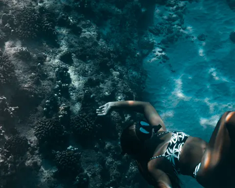 Обои Дайвер 4K · underwater · 3840×3072