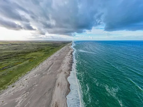 Aerial Coastline 4K Wallpaper · aerial · 3840×2867