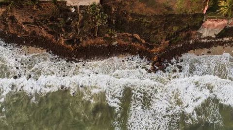 Aerial Coastline 4K Wallpaper · aerial · 3840×2157