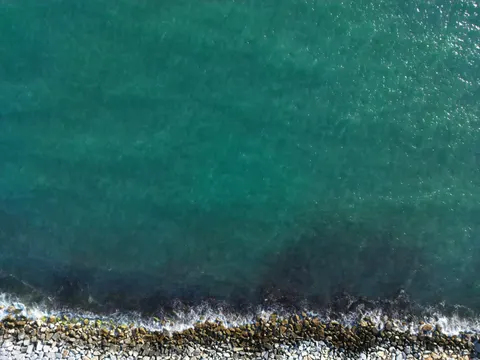 हवाई तटरेखा 4K वॉलपेपर · aerial · 3840×2880