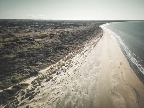Aerial Coastline 4K Wallpaper · aerial · 3840×2880