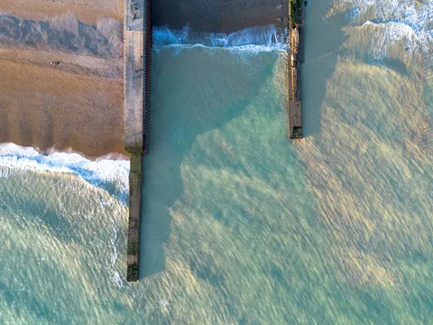 Aerial Coastline 4K Wallpaper · aerial · 3840×2880