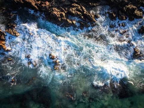 Fondo de pantalla Olas del Océano 4K · ocean · 3840×2880