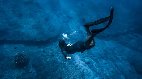 Обои Дайвер 4K · underwater · 3840×2160