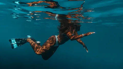 Обои Дайвер 4K · underwater · 3840×2160