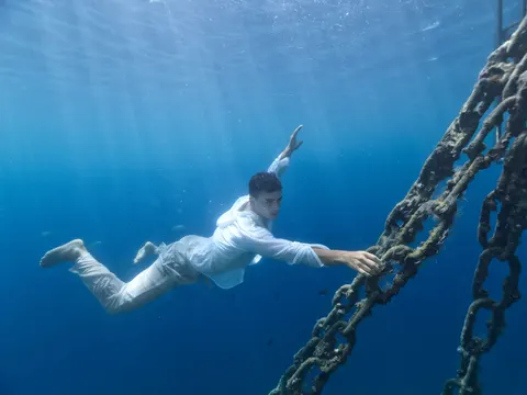 Обои Дайвер 4K · underwater · 3840×2880