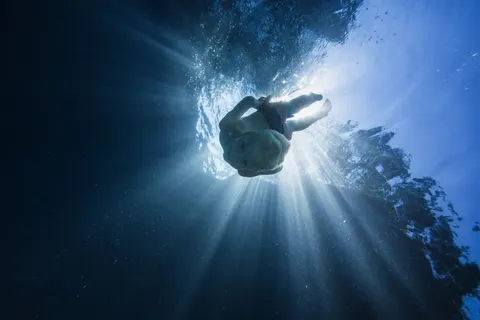 Обои Дайвер 4K · underwater · 3840×2561
