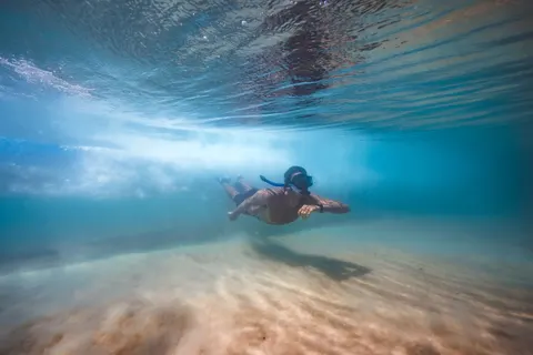 Обои Дайвер 4K · underwater · 3840×2560