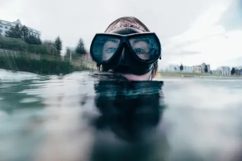Обои Дайвер 4K · underwater · 3840×2560