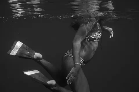 Обои Дайвер 4K · underwater · 3840×2560
