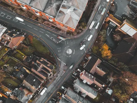 Sfondo Città dall'Alto 4K · aerial · 3840×2880