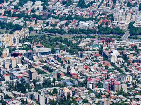 Sfondo Città dall'Alto 4K · aerial · 3840×2879