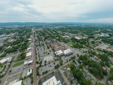Hình nền Thành Phố Nhìn Từ Trên Cao 4K · aerial · 3840×2880