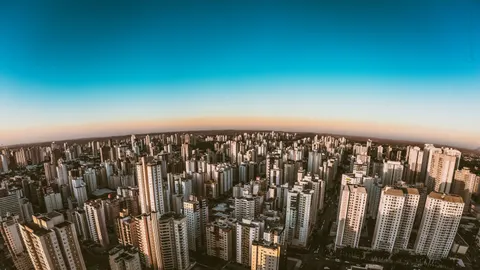 Sfondo Città dall'Alto 4K · aerial · 3840×2160