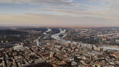 Sfondo Città dall'Alto 4K · aerial · 3840×2160
