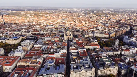 Sfondo Città dall'Alto 4K · aerial · 3840×2160