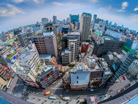 Aerial City 4K Wallpaper · aerial · 3840×2880