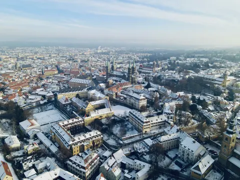 Обои Город с высоты 4K · aerial · 3840×2880