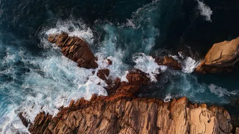 Fondo de pantalla Olas del Océano 4K · ocean · 3840×2160