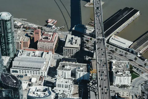 Aerial City 4K Wallpaper · aerial · 3840×2560