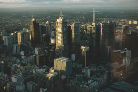 Aerial City 4K Wallpaper · aerial · 3840×2560