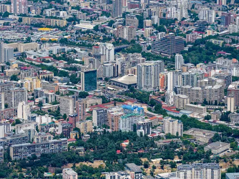 Aerial City 4K Wallpaper · aerial · 3840×2879