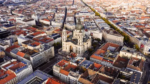 Sfondo Città dall'Alto 4K · aerial · 3840×2160