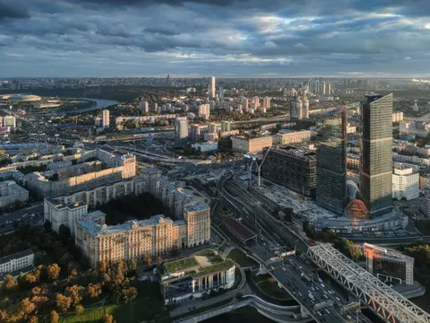 Sfondo Città dall'Alto 4K · aerial · 3840×2880