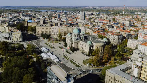 Papel de parede Cidade Vista do Alto 4K · aerial · 3840×2160