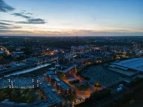 Aerial City 4K Wallpaper · aerial · 3840×2880