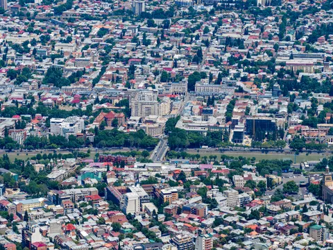 Sfondo Città dall'Alto 4K · aerial · 3840×2879