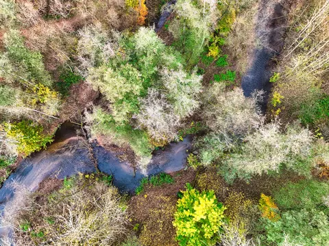 والپیپر رودخانه هوایی با کیفیت 4K · aerial · 3840×2880