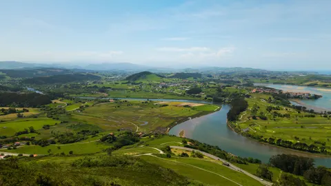 والپیپر رودخانه هوایی با کیفیت 4K · aerial · 3840×2160