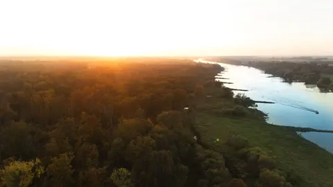 والپیپر رودخانه هوایی با کیفیت 4K · aerial · 3840×2160