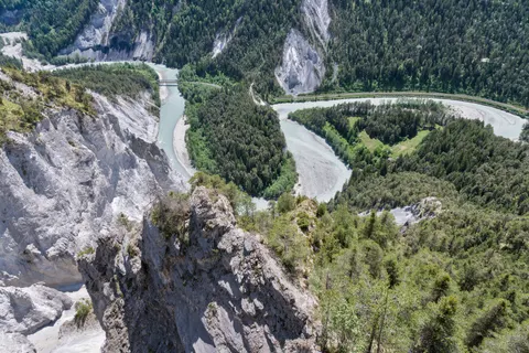 Sfondo Fiume dall'Alto 4K · aerial · 3840×2558